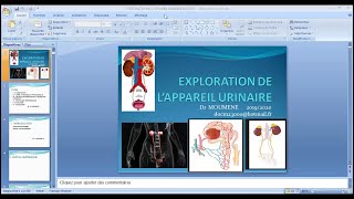 EXPLORATION DE APPAREIL URINAIRE Dr MOUMEN [upl. by Otanod239]