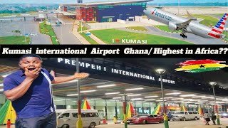 Nigerian Guy inside Kumasi International Airport Ghana🇬🇭I’m Shocked😳 Highest in AfricaLet’s Review [upl. by Nairde]