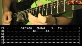 The Struggle Within Guitar Solo Lesson  Metallica with tabs [upl. by Cyndia]