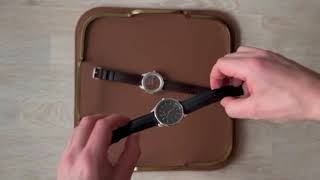 New automatic watches made of walnut wood [upl. by Aicat]