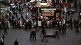 1970 Waterloo Station rush hour timelapse film [upl. by Ydnal297]