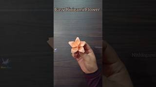 Easy Kirigami Flower Quick Tutorial for Beginners [upl. by Ynatirb]