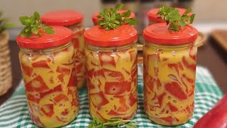 ZIMNICA PREUKUSNE PAPRIKE U SENFU  TOP RECEPT [upl. by Tsirc922]