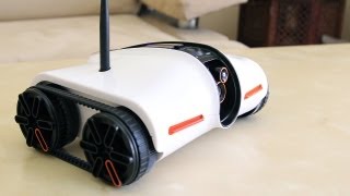 iOS Controlled Rover by Brookstone Review and Demo [upl. by Innus436]