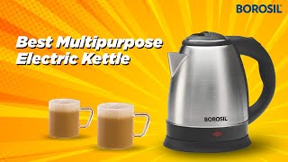 Best Electric Kettle 2023  15L Multipurpose Electric Kettle  Borosil [upl. by Platto]