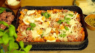 Delicious Pasta Al Forno with Salsiccia and Boiled Eggs [upl. by Diad]