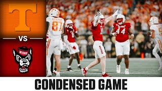 Tennessee vs NC State Condensed Game  2024 ACC Football [upl. by Klotz]