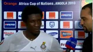 Asamoah Gyan Interview [upl. by Jana]