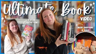 The ULTIMATE Book Video 🖤 Book Shopping Hauls amp Reading MY Most Anticipated Book of 2024 [upl. by Nuoras291]