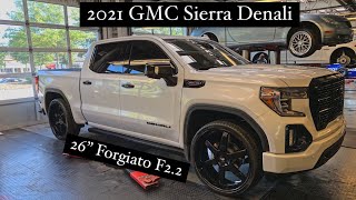 2021 GMC Sierra Denali  26” Forgiato F22 [upl. by Amil]