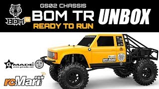 Gmade GS02 BOM TR RTR 110 4WD Crawler Unbox GM57003 [upl. by Telford]