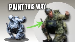 How to PAINT scale FIGURE FACES better than 99 MODELERS [upl. by Malina]