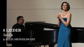 Suleika  Lieder op 57 III  Felix Mendelssohn  Lisette Oropesa [upl. by O'Toole531]