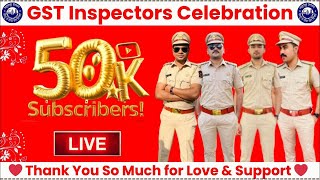 50000 subscribers celebration  ssc cgl  gst inspectors  sunil dhawan  ssc cgl 2024 cut off [upl. by Eelan]