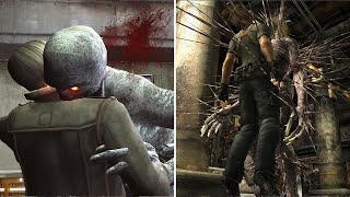 Resident Evil 4 Regenerator and Iron Main Monsters Death Scenes 4K [upl. by Fleur905]