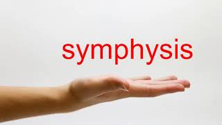 How to Pronounce symphysis  American English [upl. by Bennie]