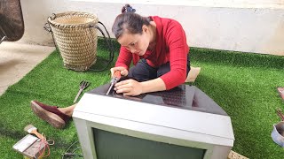 Genius girl repairs and restores the television [upl. by Sclater]