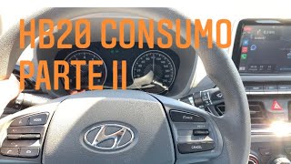 Consumo Hyundai HB20s Vision 16 Automático 2020 Estrada e Etanol hb20 hb20s vrtestes [upl. by Elletnuahs]