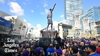 What Kobe Bryant’s statue means to fans and Los Angeles [upl. by Nerraj956]