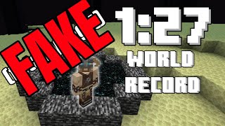 I Expose the FAKEST Minecraft WR Speedrun I Have EVER Seen [upl. by Narag]