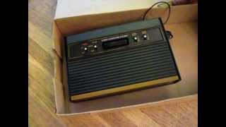 Original Atari 2600 Unboxing fully packaged system [upl. by Otrebmal]