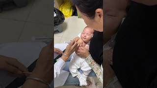 Cute Baby Vaccination shorts 😍cute babyclips cutebaby babyvaccination trendingshorts viralbaby [upl. by Brozak]