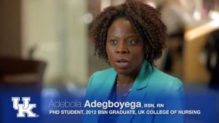 Adebola Adegboyega PhD student at the UK College of Nursing [upl. by Quartas]