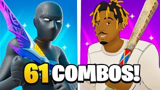 61 Best TRYHARD Fortnite Skin Combos [upl. by Cherish]