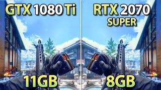 GTX 1080 Ti vs RTX 2070 Super  Test in 10 Games  FSR 31 Frame Generation [upl. by Thecla]