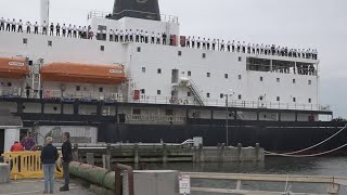 State of Maine vessel departs from Castines pier for its last voyage [upl. by Eixel]