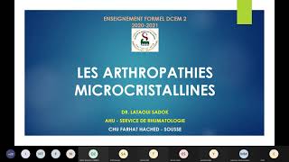 arthrose arthropathies microcristallines [upl. by Assirrak]