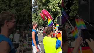 Handelsbanken cortege Stockholm pride ‘24 stockholm pride2024 stockholmpride [upl. by Idnarb]