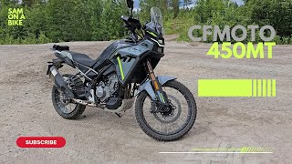 CFMOTO 450MT  IBEX 450 test ride  As good as they say [upl. by Ilehs211]