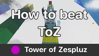 JToH  Tower of Zespluz ToZ guide [upl. by Debi]