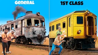 100 Rs VS 10000 Rs Train Tickets 🎫 General Vs 1st AC  किसको आएगा 1000 किलोमीटर में मजा [upl. by Nedyah837]