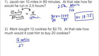 Word Problems Involving Proportions [upl. by Fanchon544]