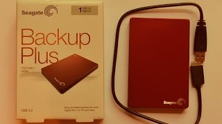 Портативный жёсткий диск 1Tb USB 30 Seagate Backup Plus Portable Drive Seagate STDR1000203 [upl. by Adnof]