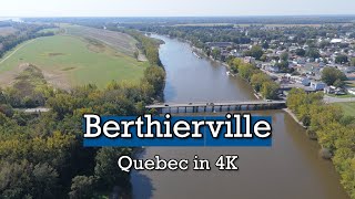 Beginning of fall in Berthierville Quebec Drone 4K [upl. by Riva]