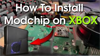 How to install a ModChip to an XBOX Console [upl. by Yelsel]