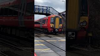 Class 387 221  Passing through Cosham Level Crossing Hampshire 20082024 [upl. by Bala675]