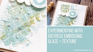 Tim Holtz Distress Embossing Glaze  Texture [upl. by Quirk]