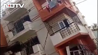 Watch 3Storey Building Collapses In Bengaluru [upl. by Fakieh612]