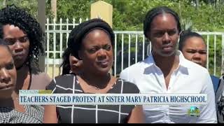 Teachers Staged Protest At Sister Mary Patricia High School [upl. by Ained]