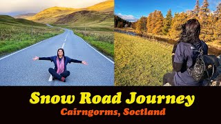 The BREATHTAKING SNOW ROAD JOURNEY  Cairngorms  Scotland [upl. by Ewald121]