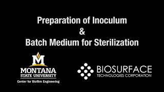 Chapter 11 Preparation of inoculum and batch media [upl. by Illa835]