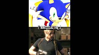 Sonic vs Leon Kennedy edit horroredits [upl. by Scutt]