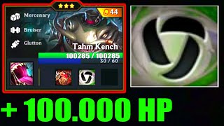 quot 100 000 HP quot Tahm Kench 3 Star  Protector with 7 Mercenary  TFT Set 6 [upl. by Seadon]