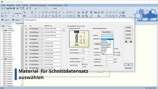 CADasCAM  Werkzeugspeicher [upl. by Aileve]