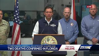 Helene death toll climbs now at 7 after impacting multiple states including Florida Georgia [upl. by Esinrahs]