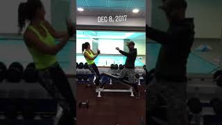 Boshret kheir  gym dancing [upl. by Aihtebat]